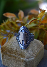 Gold Tooth Ring - Sterling Silver and Brass - Size 11 - Discounted from Original Price