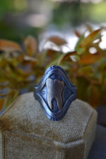 Gold Tooth Ring - Sterling Silver and Brass - Size 11 - Discounted from Original Price