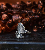 Made to Order Halloween Skull and Bones Ring - No Embellishments