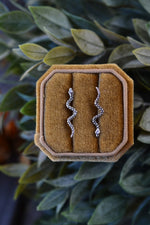 Snake Ear Climbers - Sterling Silver