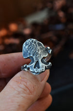 Made to Order Halloween Skull and Bones Ring - No Embellishments