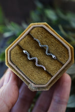 Snake Ear Climbers - Sterling Silver