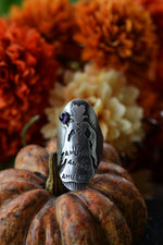 Hocus Pocus Ring - "Amuck Amuck Amuck" - Amethyst -  Will Fit Like a Size 7.5