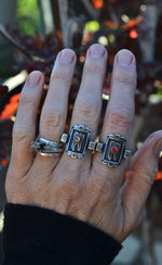 Sweet Tooth Cathedral Ring - Choose Your Size and Gemstone