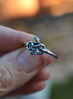 SALE! Celestial Snake Ring - Sterling Silver - Only Size 6 is left!