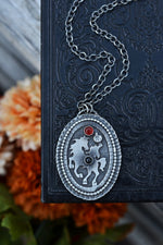 Sleepy Hollow Headless Horseman Cameo Necklace - Adjustable chain 18" with 2" extender