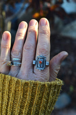 Sweet Tooth Cathedral Ring - Choose Your Size and Gemstone