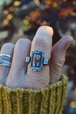Sweet Tooth Cathedral Ring - Choose Your Size and Gemstone