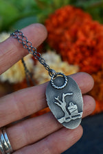 Memento Mori Candy Corn Necklace - Choose Your Chain Style