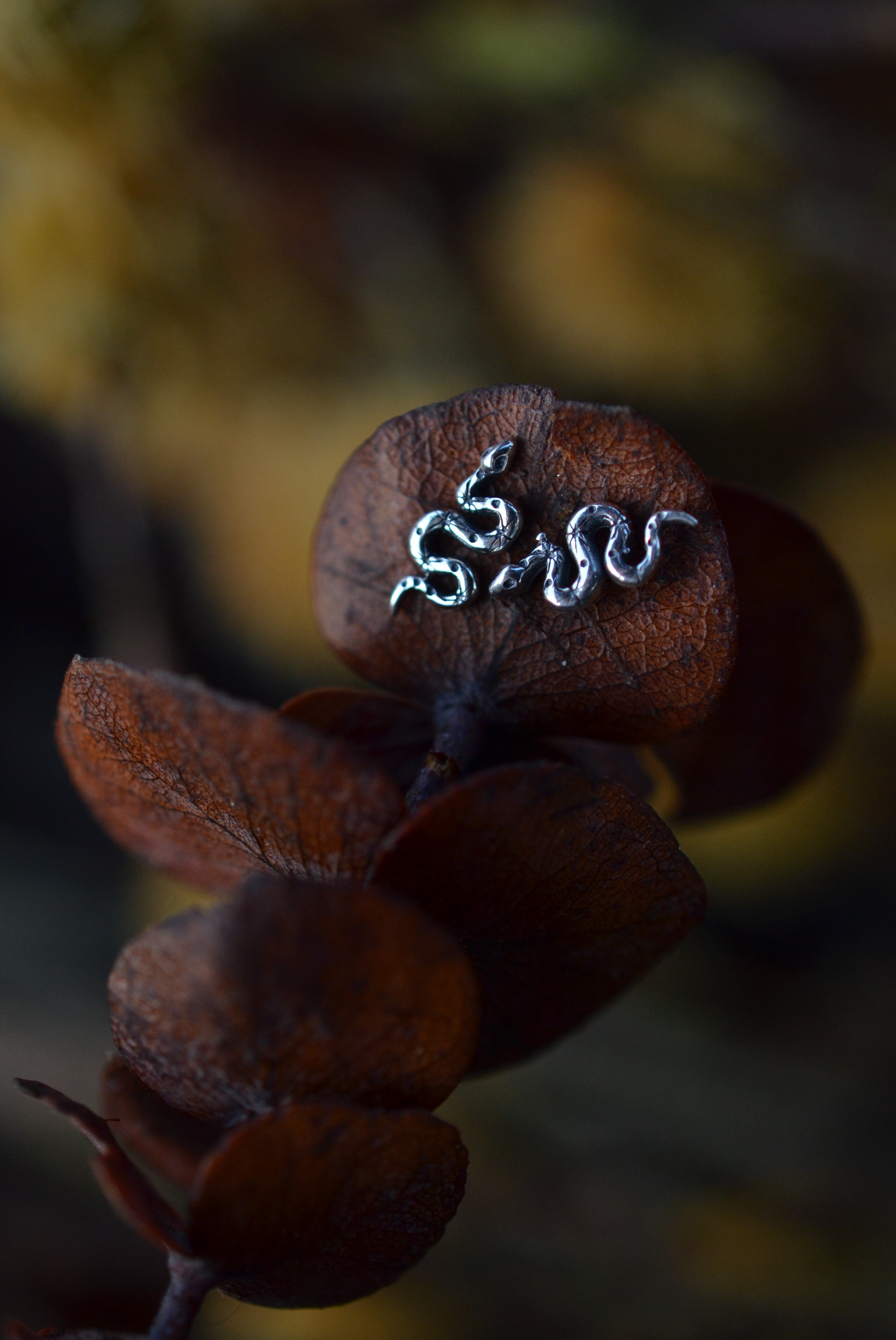 Only 2 Pairs Left! Celestial Snake Studs - Sterling Silver