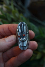 SALE! Third Eye Hamsa Hand Ring - Carnelian - Will fit like a Size 7