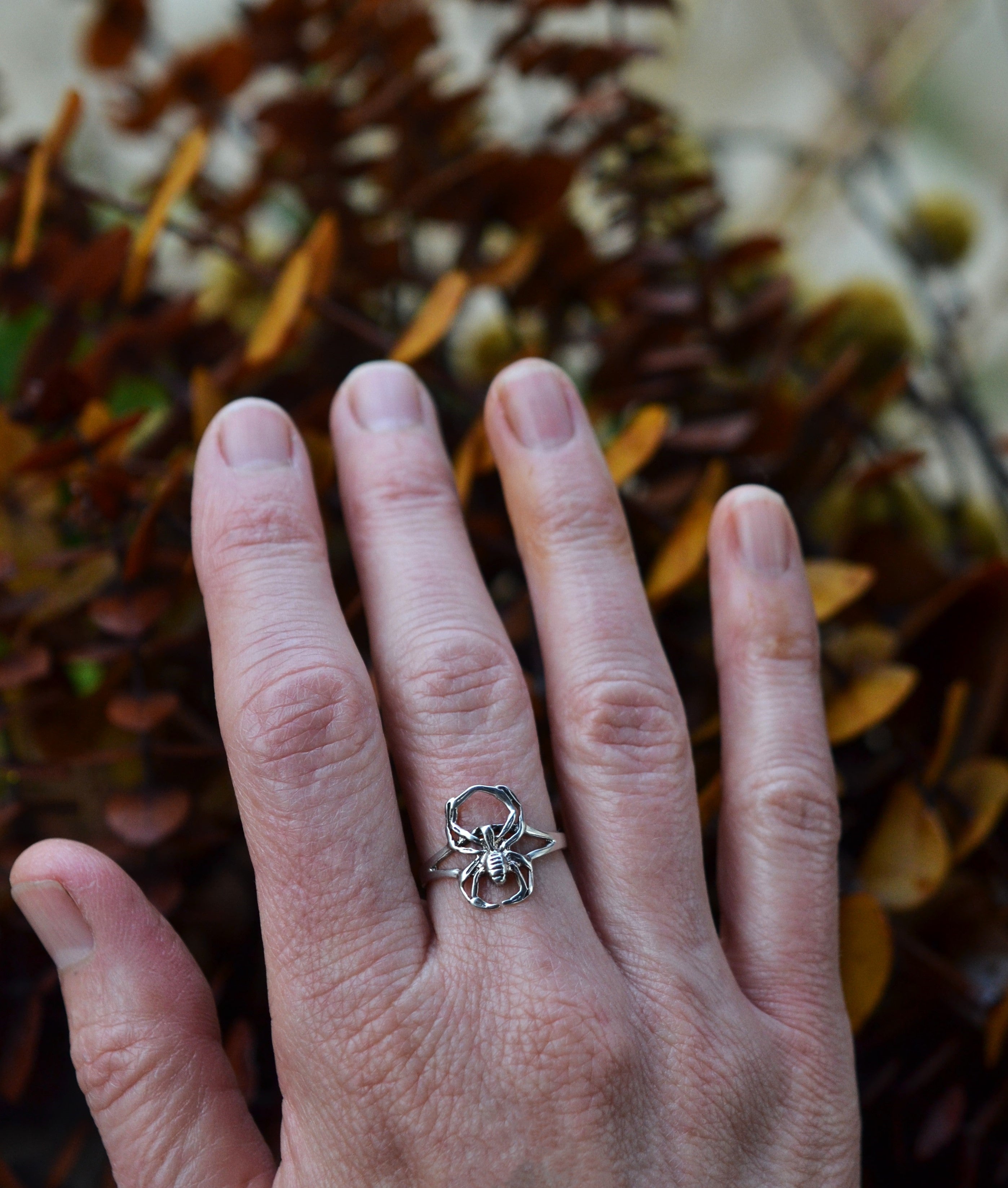 Low Stock! Spider Ring - Slightly Adjustable from 6-10 - Sterling Silver
