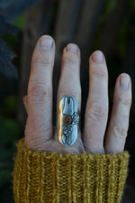 Tooth Decay Spooky Molars Ring - Carnelian  - Will Fit Like a Size 7