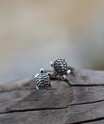 Sea Turtle Stud Earrings - Sterling Silver