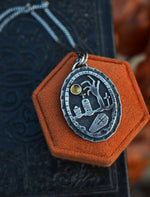 Zombie Graveyard Necklace - Citrine - 18" Chain Included