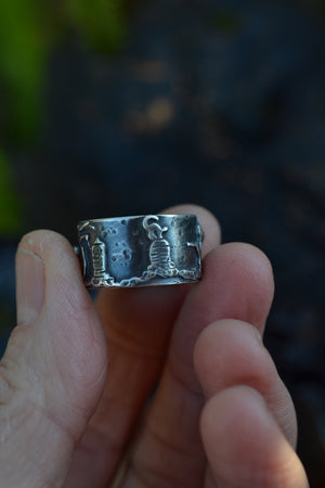 Walking Dead Zombie Graveyard Ring - Size 8 - Citrine