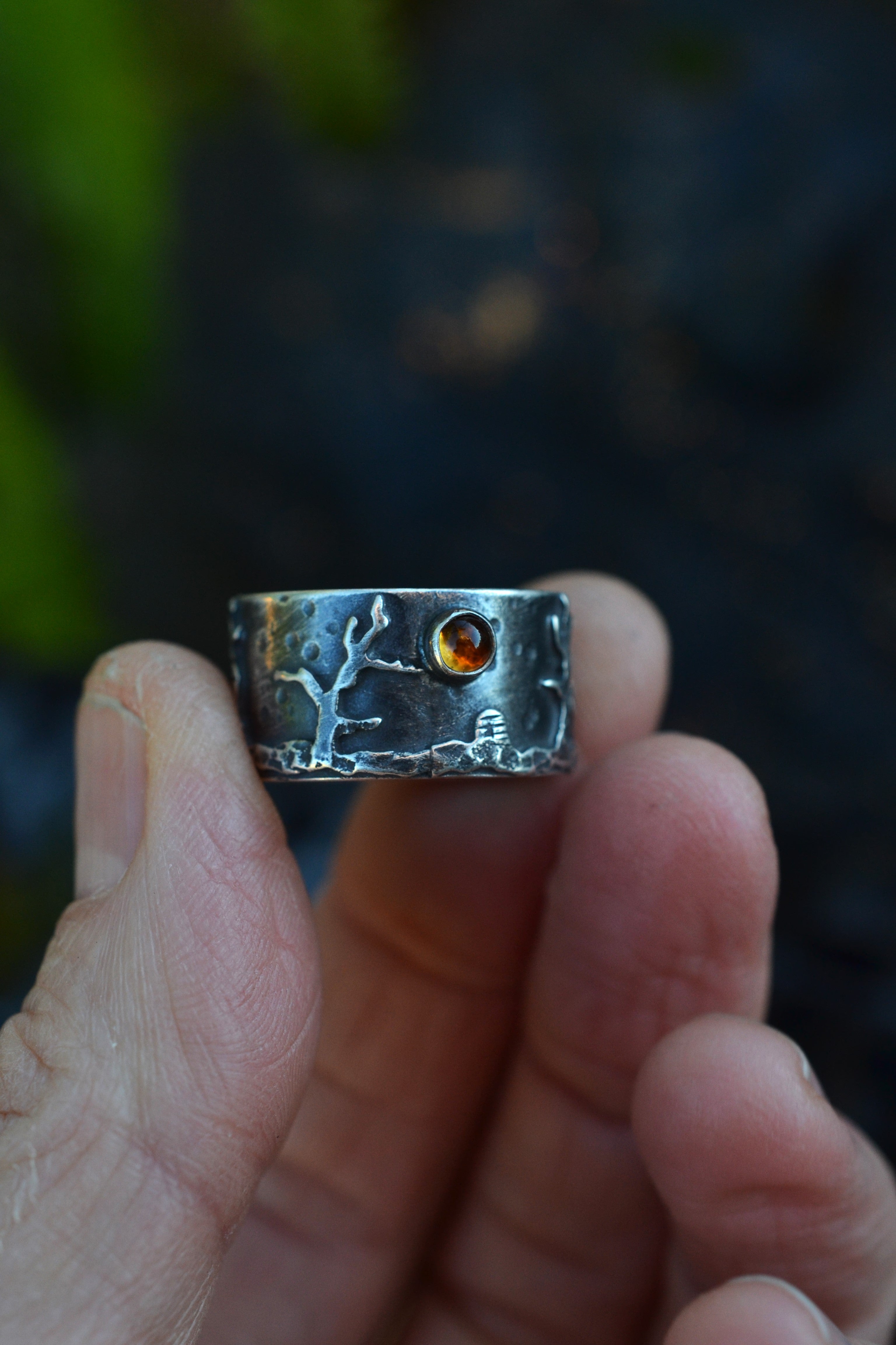 Walking Dead Zombie Graveyard Ring - Size 8 - Citrine