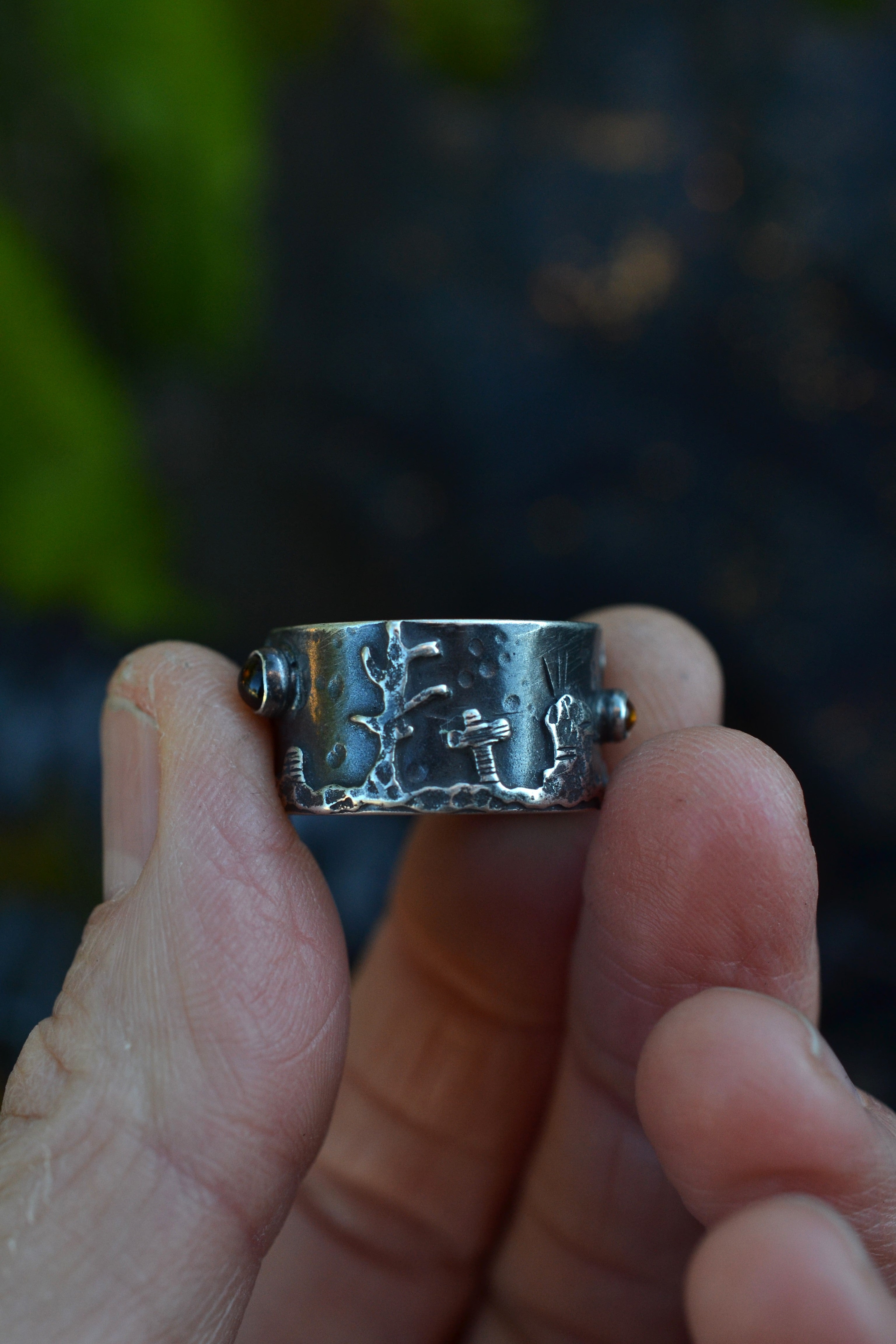 Walking Dead Zombie Graveyard Ring - Size 8 - Citrine