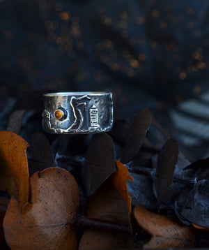 Walking Dead Zombie Graveyard Ring - Size 8 - Citrine