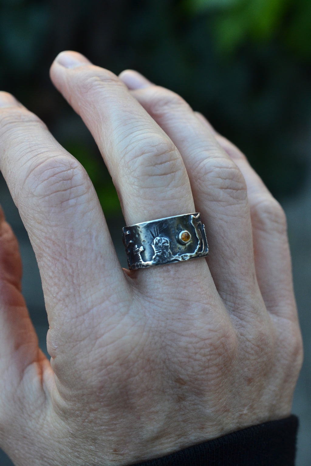 Walking Dead Zombie Graveyard Ring - Size 8 - Citrine