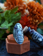 Hocus Pocus Ring - "Amuck Amuck Amuck" - Amethyst -  Will Fit Like a Size 7.5