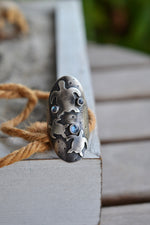 Honu Family - Sea Turtles Saddle Ring - Will fit like a Size 6