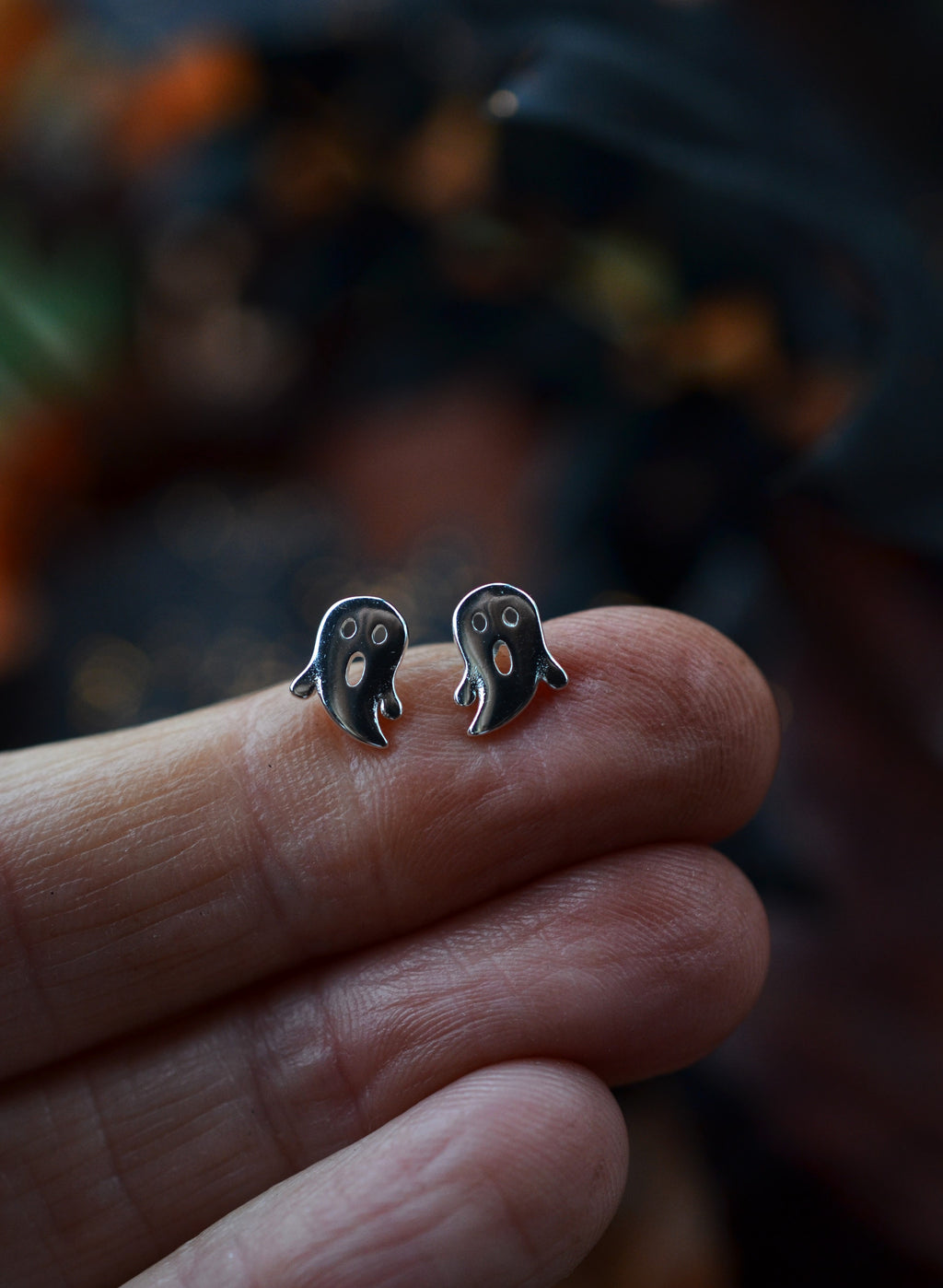 Almost Gone! Spoooky Spirit Studs - Sterling Silver