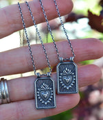 Pre-Order! Sacred Heart Pennant Necklace - Choose Your Chain Length