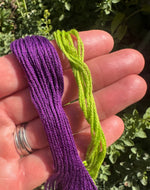 Pre-Order! Mended Heart Necklace - Sterling Silver and Thread - Choose your Thread Color
