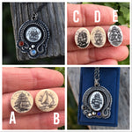 PRE-ORDER - Kraken Tall Ship Necklace - Choose Your Ship!