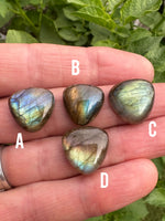 Pre-Order Large Mixed Metal Cicada Pendant - Choose Your Stone - Labradorite
