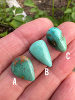 Pre-Order Large Mixed Metal Cicada Pendant - Choose Your Stone - Turquoise