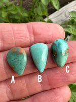 Pre-Order Large Mixed Metal Cicada Pendant - Choose Your Stone - Turquoise