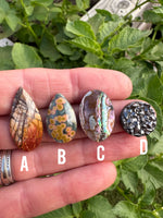 Pre-Order - Floral Banner Pendant - Choose Your Focal Stone - Multi-Layered Sterling Silver
