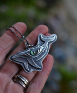 Pre-Order Whale Pendant - Choose Your Gemstone - 20" Chain Included