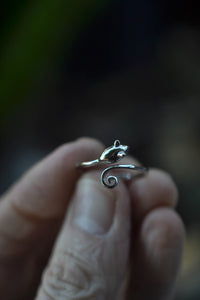 Only 1 Ring is Left! Mouse Ring - Slightly Adjustable - Sterling Silver