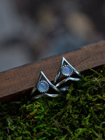 SALE! Goddess Ring - Rainbow Moonstone - Sterling Silver