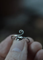 Mouse Ring - Slightly Adjustable - Sterling Silver