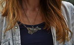 Pre-Order Whale Pendant - Choose Your Gemstone - 20" Chain Included