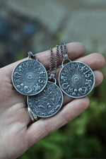 Double Sided Lucky Medallion. The Lucky Charm Necklace. Chain Included