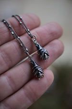 Only 3 Available! Hanging Bat Charm Necklace -  18" Chain Included