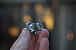 PRE-ORDER - Sun/Moon Cigar Style Ring - Made in Your Size!