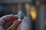 PRE-ORDER - Sun/Moon Cigar Style Ring - Made in Your Size!