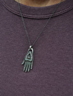 The Seer Hand Charm - Sterling Silver Necklace - 18" Chain Included