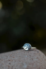 SALE! Sterling Silver Mountain Range Ring -  Size 11 Only