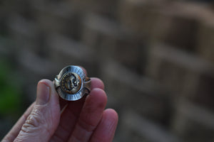 PRE-ORDER - Sun/Moon Cigar Style Ring - Made in Your Size!