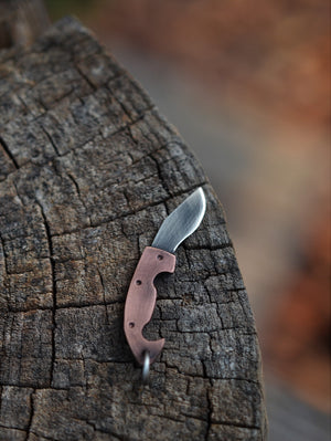 The Jagged Edge - Mini Hunting Knife Necklace - NO CHAIN