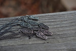 ONE Small Skeleton in Coffin Charm Necklace - Sterling Silver - Chain Included