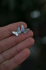 Butterfly Earrings - Sterling Silver