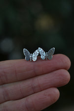 Butterfly Earrings - Sterling Silver